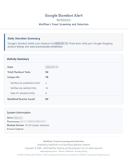 Storebot Summary Email